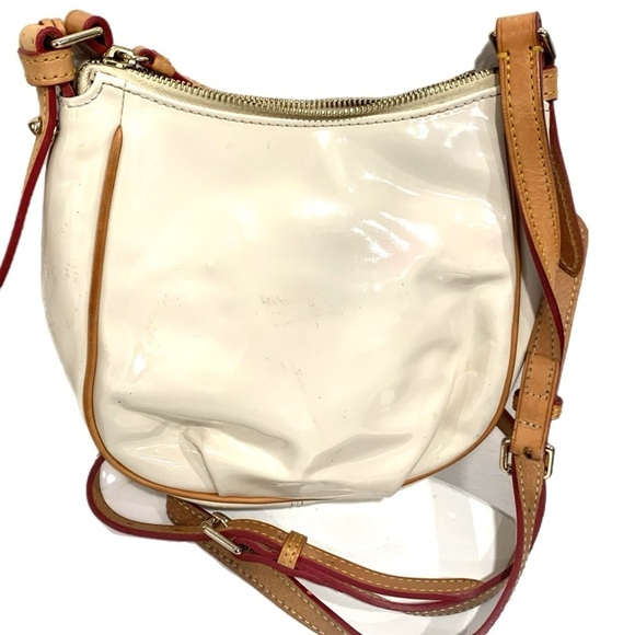 Dooney & Bourke Mini Margot Ivory  Patent Leather Crossbody - Picture 2 of 8